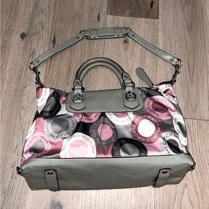 COACH F15448 MULTICOLOR ASHLEY SNAPHEAD LOGO SATCHEL MSRP $398